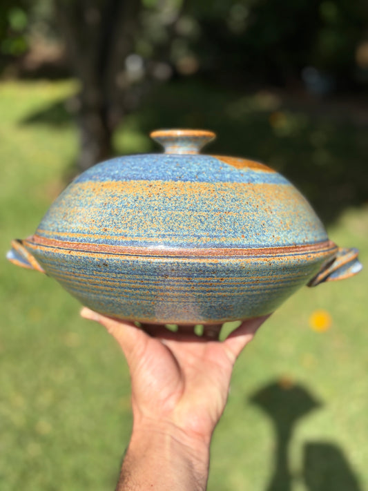 Big Blue Bread Cloche