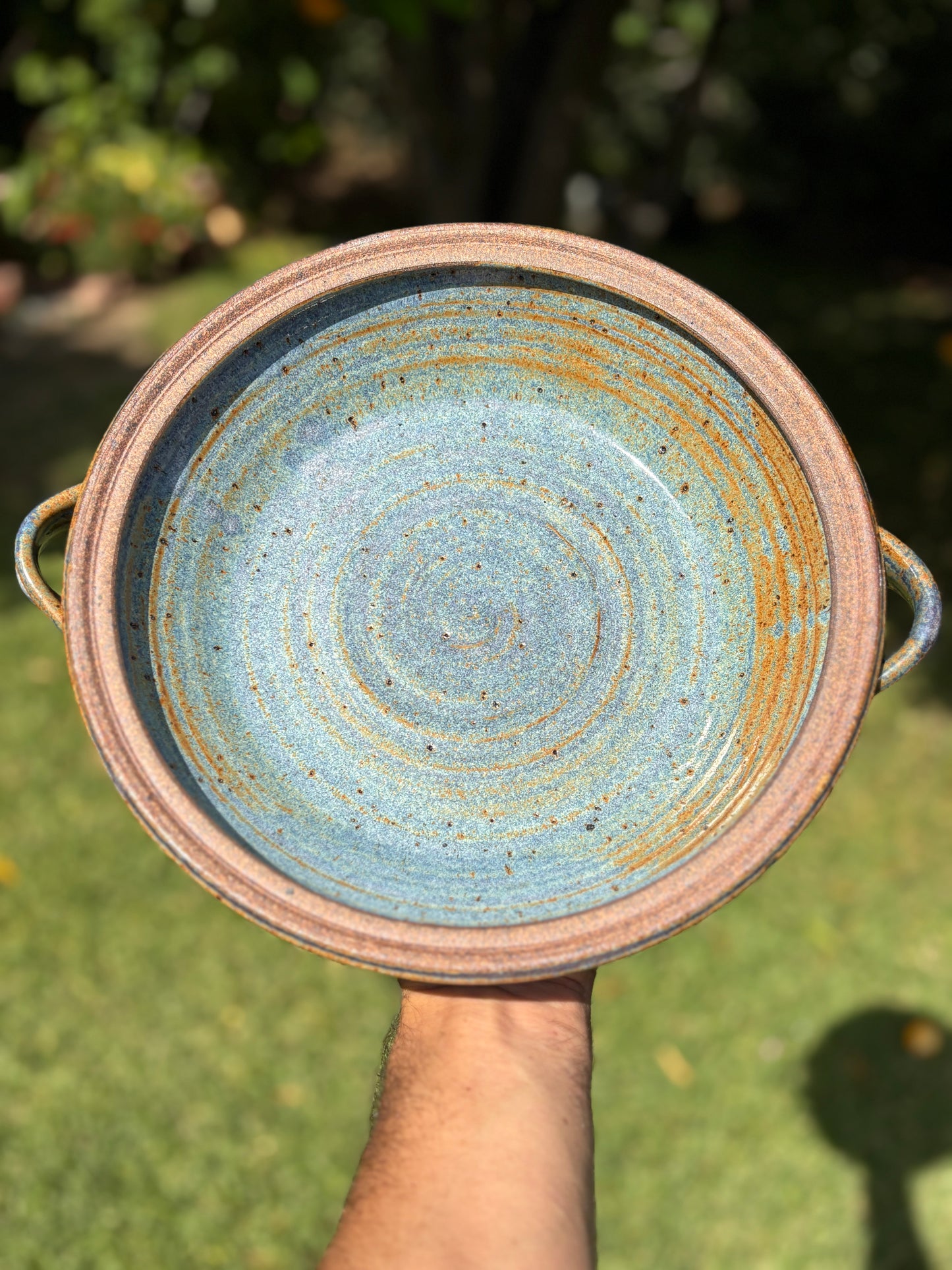Big Blue Bread Cloche
