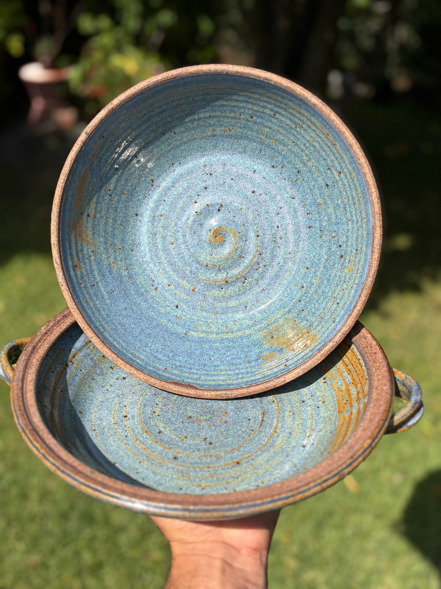 Big Blue Bread Cloche
